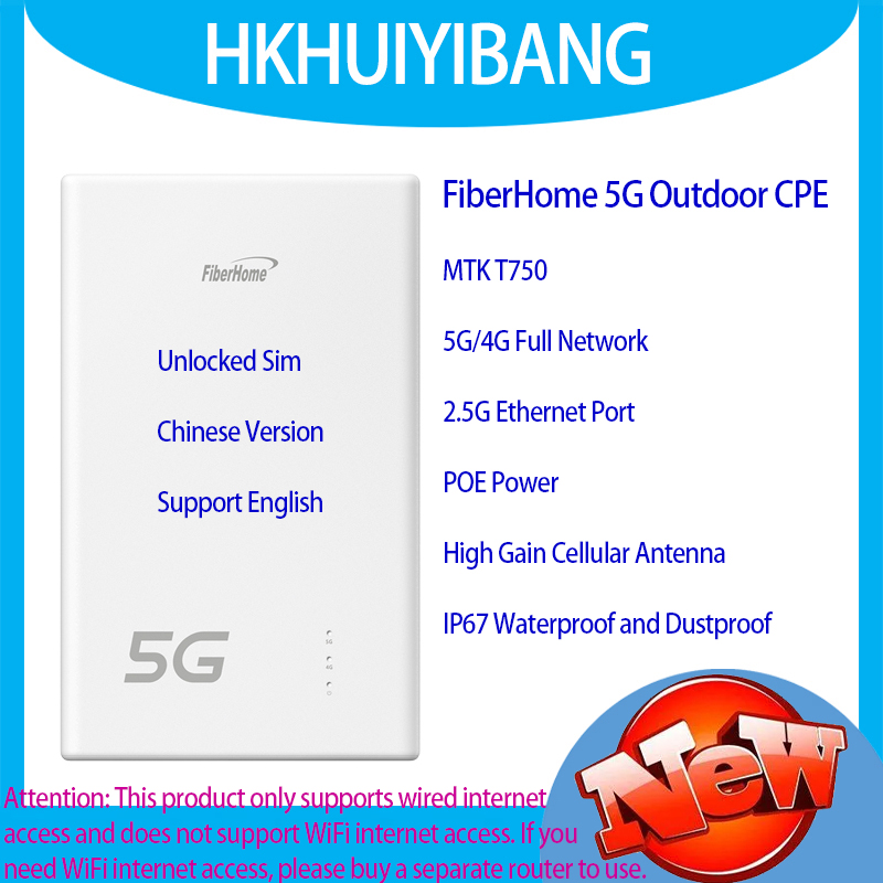 5G Cpe Router Outdoor - Ontgrendeld FiberHome 5G Outdoor CPE LG6121D