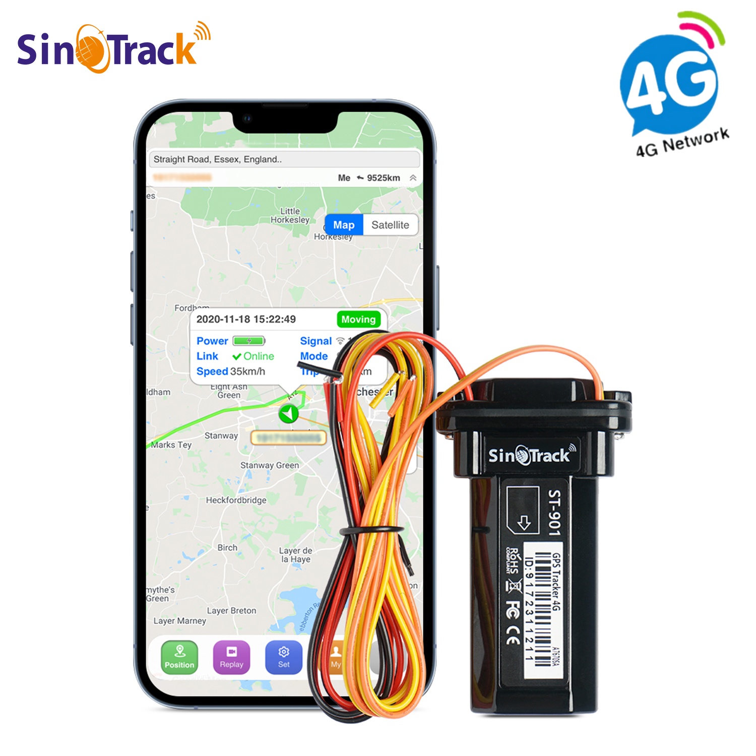 4G Lte Router Outdoor Waterproof - 4G Mini Tracker ST-901L Waterdicht Ingebouwde