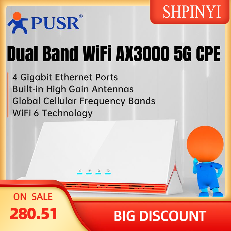 4G Router Sim Card Slot Gigabit - PUSR Global 4G/5G Dual Band WiFi6