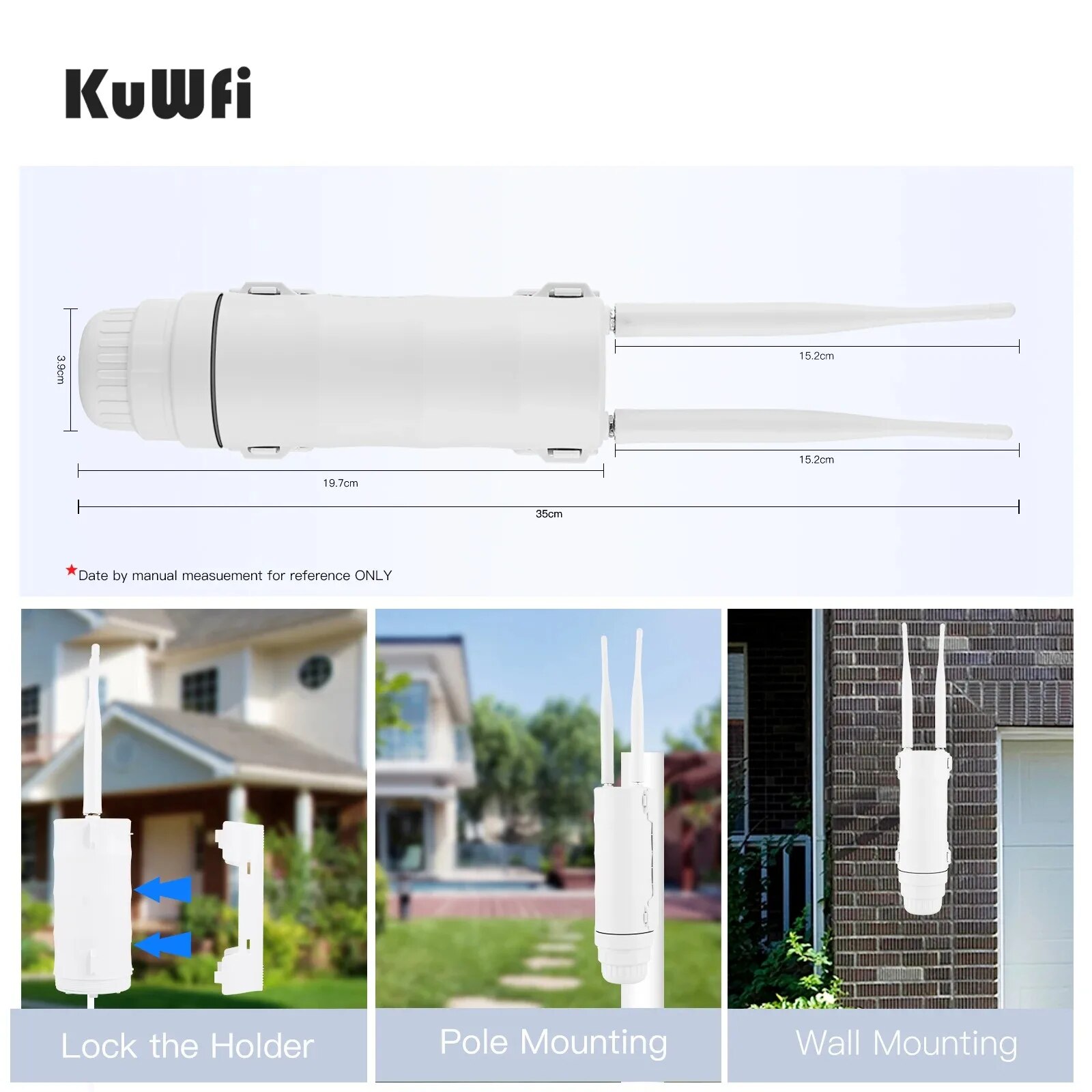 KuWFi IP67 Waterdichte 4G LTE  - 4G Lte Router Outdoor Waterproof recensie en prijs