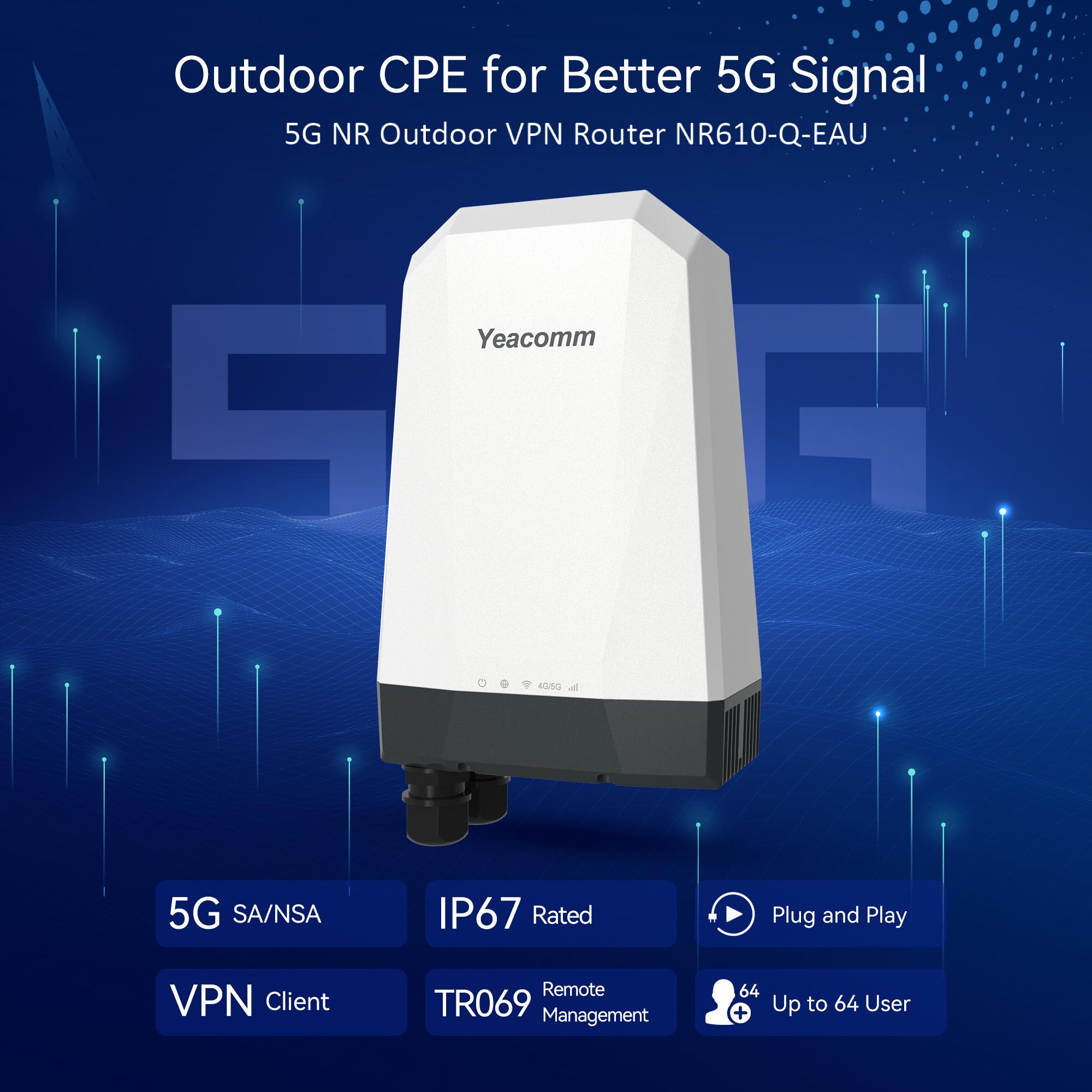 Yeacomm NR610-Q-EAU SA NSA 5G  - 5G Outdoor Cpe Nsa Sa recensie en prijs