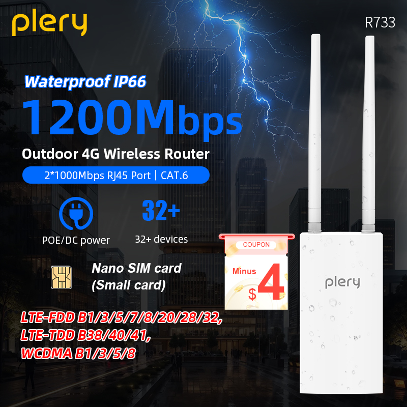 Plery WIFI 5 1200Mbps Draadloz - 5G Cpe Router Outdoor recensie en prijs