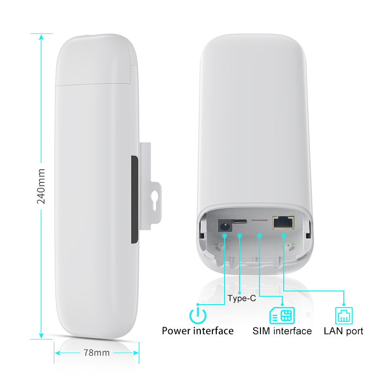 Buiten 5G Sim Router 2.5Gbps N - 5G Outdoor Cpe Nsa Sa recensie en prijs
