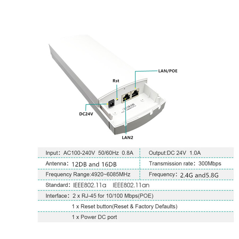 9344 9331 230 3-5Km Chipset Wi - 5G Cpe Router Outdoor recensie en prijs
