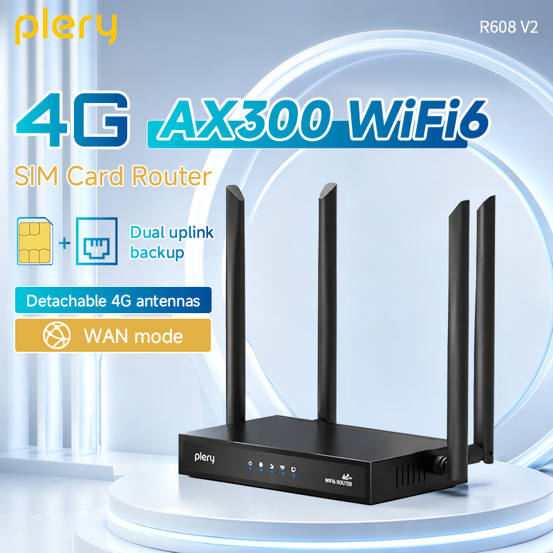 Plery R605 V2 4G LTE CAT4 WiFi - 4G Router With Poe Wan recensie en prijs