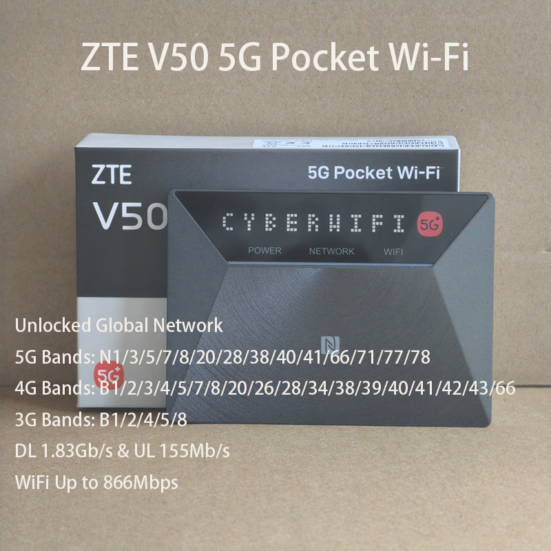 ZTE 5G Mobiele WiFi V50 MU3351 - 4G Router Dual Band Wifi Ac1200 recensie en prijs