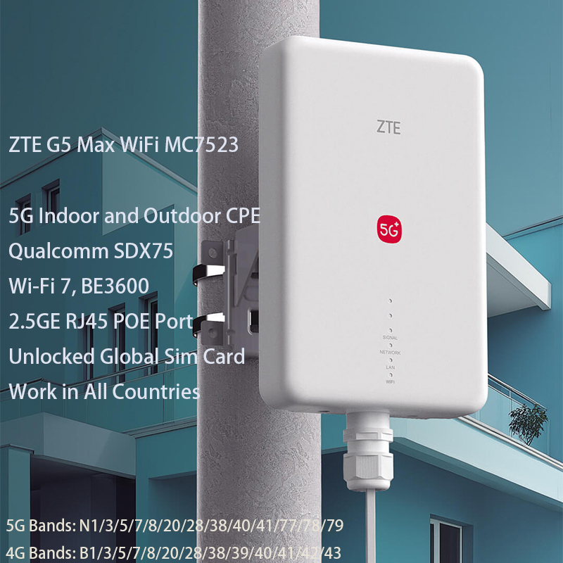 Ontgrendelde ZTE 5G Outdoor CP - 5G Outdoor Cpe Nsa Sa recensie en prijs