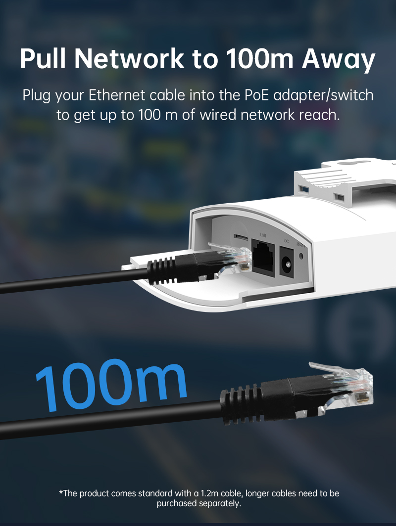 Plery 300Mbps+1200Mbps Outdoor - 4G Lte Router Outdoor Waterproof recensie en prijs