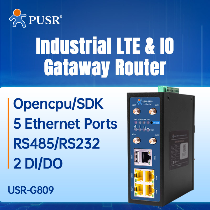 USR-G809-EAU Europa & Australi - Industrial 4G Router Vpn recensie en prijs