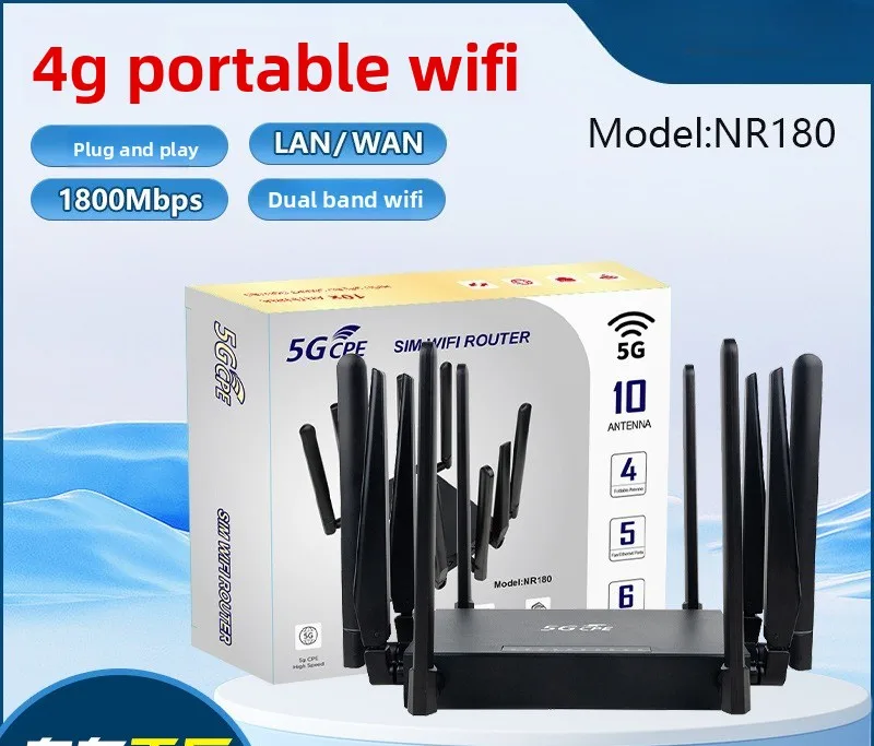 Voor de NR180 Eurasische versi - 4G Router Sim Card Slot Gigabit recensie en prijs