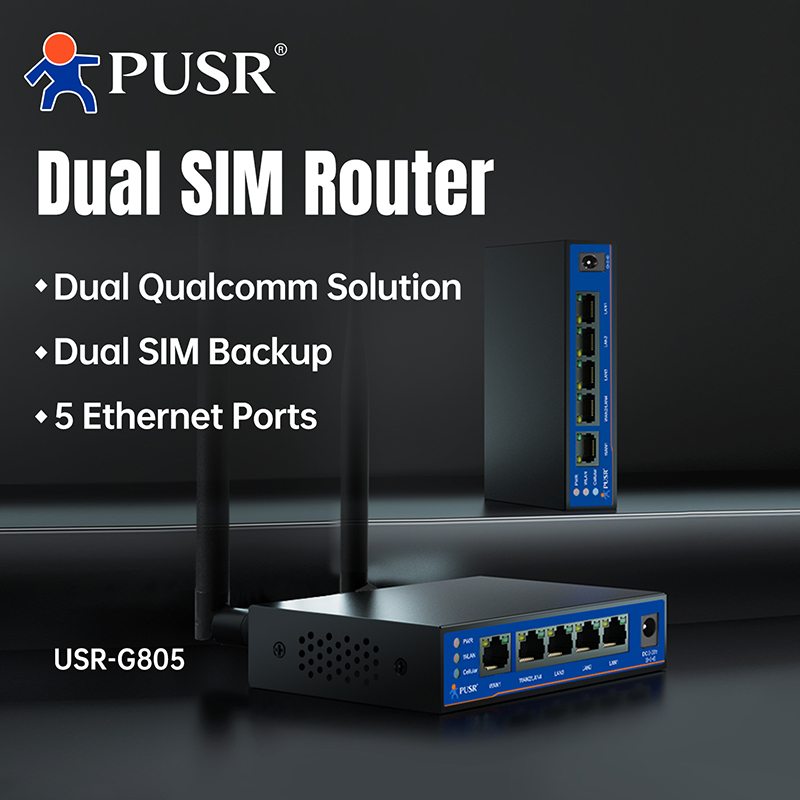 PUSR 4G LTE industriële router - 4G Router Dual Sim Failover recensie en prijs