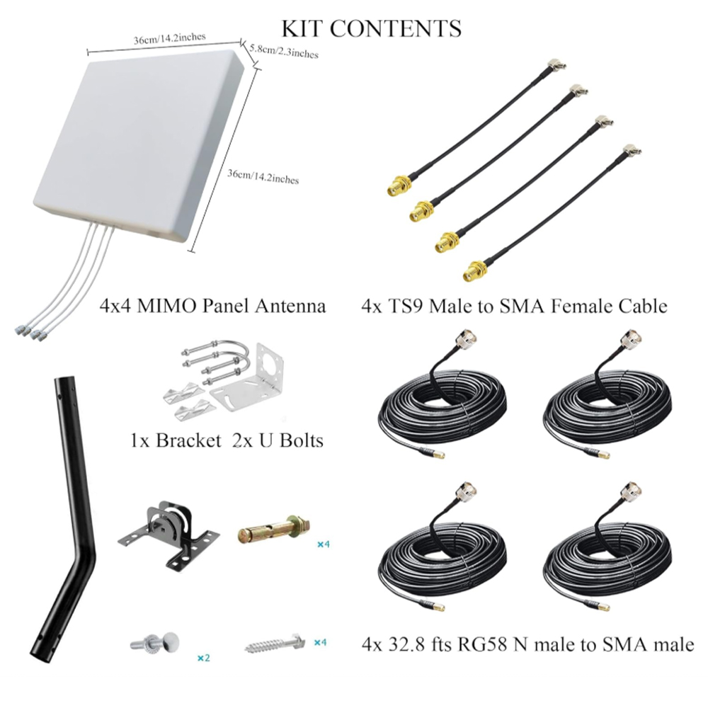 Outdoor Directionele MIMO 4x4  - Lte Antenna Mimo 4X4 Outdoor recensie en prijs