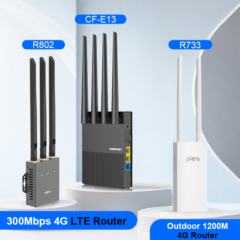 PLERY/COMFAST CAT 4/6 4G LTE R - Industrial 4G Router Vpn recensie en prijs