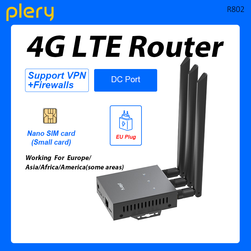 PLERY/COMFAST CAT 4/6 4G LTE R - Industrial 4G Router Vpn recensie en prijs